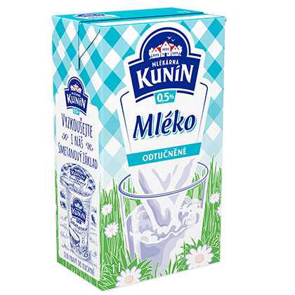 Odtučněné mléko 0,5%