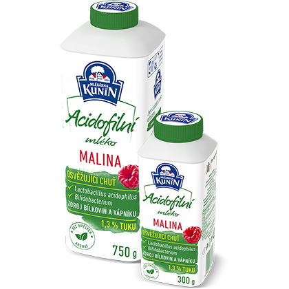 Acidofilní mléko Malina