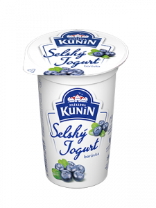 Selský jogurt borůvka