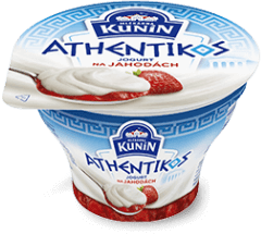 Athentikos jogurt na jahodách