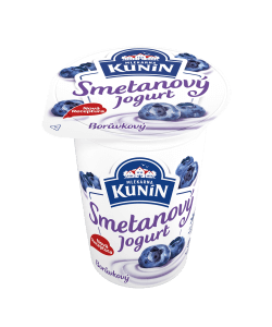 Smetanový jogurt borůvka