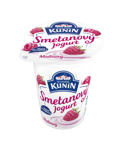 Smetanový jogurt malina